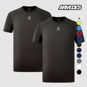 아르메데스 남성용 기능성 슈퍼 드라이 반팔 티셔츠 AR-191 2P