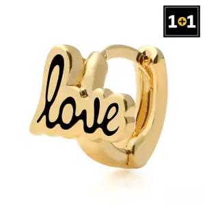 [메리그린] 14K 골드핀 러브 링 피어싱 한쪽판매 1+1