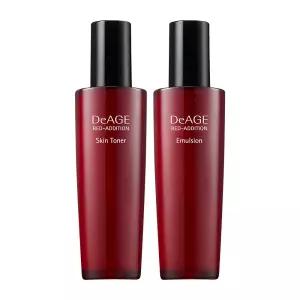 참존 디에이지 레드 에디션 2종 기초세트 스킨 120ml + 에멀전 120ml 단품