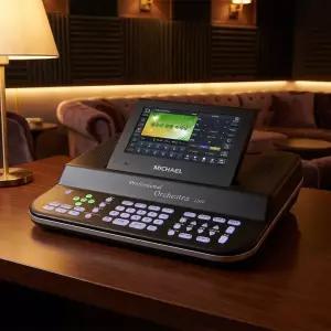 미가엘 반주기 ES10 휴대용 찬양 노래 7인치 LCD 모니터