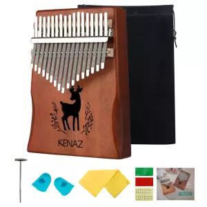 케나즈 KK215 사슴 어쿠스틱 칼림바 17음계 마호가니 카림바
