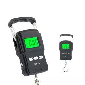 휴대용 디지털 손저울 무게 측정 최대 75kg여행 캐리어 가방 무게 측정 TB610