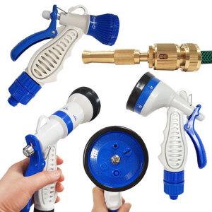 다기능 멀티 분사기 물분사기 옵션 선택1/ 물조절기능 스프레이건 원예 세차 살수 청소용
