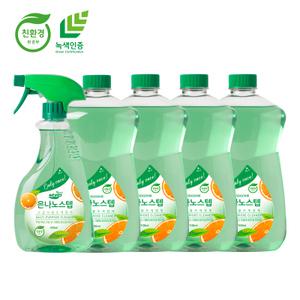 은나노스텝 시즌3 다용도 세정제 550ml + 리필 1100ml x 4개