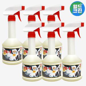 월드크린 PB-1 GOLD 고농축 630ml 6개 피비원 PB PB1 다목적 리필 세정제 세제 청소 국산 업소용 기름 찌든