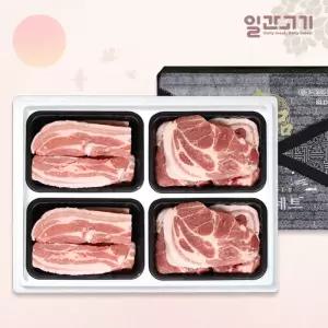 [롯데백화점]온도씨 무항생제 일간고기 한돈선물세트 1호 2kg (삼겹살/목살)