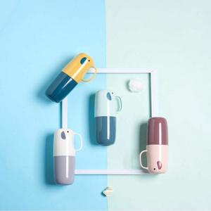 (본품) 손잡이 휴대용 칫솔통 양치 컵 케이스/칫솔통/휴대용칫솔케이스/칫