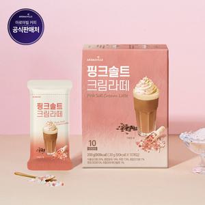 아로마빌커피 핑크솔트 크림라떼 20gX10스틱