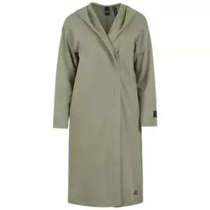 아디다스 여성 아이디 오버핏 후드 롱 가디건 HF2692