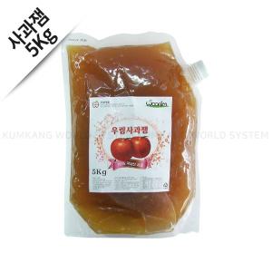 [금강월드]사과쨈 튜브형 5kg (1팩)
