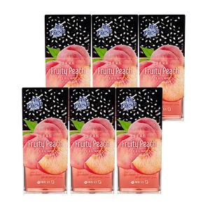 에어후레쉬 젤로포트 후루티 피치 방향제 120g x6개