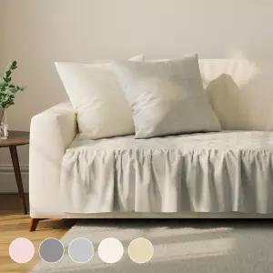 아망떼 소울메이트 플란넬 극세사 프릴 쇼파패드 3인 4인