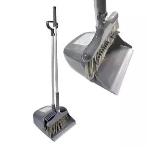 제이오마켓 스마트 쓰레받기세트/학교 교실 사무실 업소용 방비 빗자루 쓰레받기 일체형 세트
