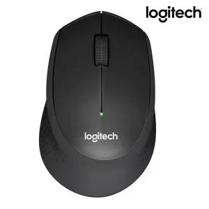 로지텍코리아 정품 무선 마우스 M280 블랙 색상 동글이 수신기 포함 인체공학 디자인