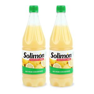 솔리몬 스퀴즈드 레몬즙 1000ml X 2병 NFC 비농축 레몬수 원액