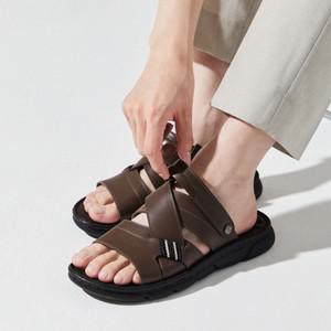 엠.무크 리옹 투웨이 소가죽 샌들 브라운 517413503FM