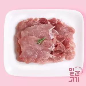 [일간고기][냉장]무항생제 한돈 후지(뒷다리살) 불고기용 500g