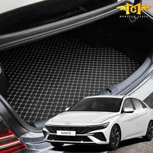 2026 더뉴 아반떼 CN7 페이스리프트 트렁크매트 하이브리드 가솔린 LPG 가죽 퀼팅 매트 용품