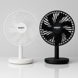 윈디제로 탁상용 선풍기 무소음 무선 미니 사무실 BLDC 2개