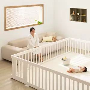 [보리보리/크림하우스]크림하우스 논슬립 프리와이드 베이비룸 세트 (200x250cm)