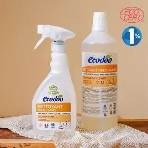 갤러리아 [에코두] 욕실세정제 무향 500ml + 리필 1L (아기욕조세정제/수전/물