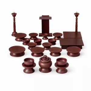 물푸레 제기세트23p /국내 스텐/남원오리목 선택 간편한 제품으로 알뜰제기