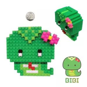 [하프클럽/알티피아]글로벌이지 이지 툭툭블럭 12띠 동물 저금통 뱀