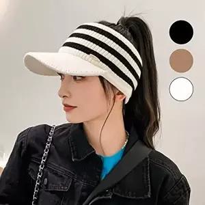 삼선 니트 썬캡 겨울 골프모자 골프캡 패션 니트캡-WB089F7