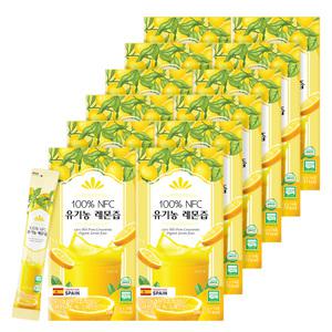 프롬바이오 100% NFC 유기농 레몬즙 14포x12박스/24주/레몬수/클렌즈주수/과채주스/유기농레몬즙