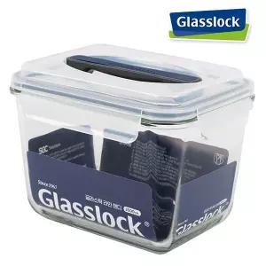 글라스락 핸디형 김치통-2500ml 김장독 반찬통 쌀통 내열강화유리 다용도 밀폐통 저장용기