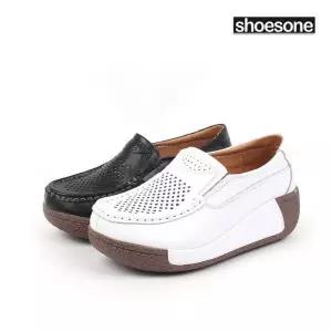 [슈즈원] 통기성 좋은 펀칭원단 여성용 로퍼 하모니