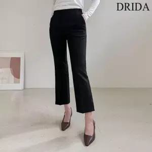 드리다 여자 가을 세미 부츠컷 밴딩 빅사이즈 정장바지 슬랙스 팬츠 40-50대 미시 중년여성 엄마옷 출근