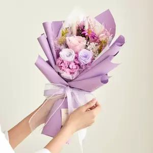 (메종드플로레) 생화 프리저브드 플라워 생일꽃다발 기념일 축하 발표회 학예회 입학식 졸업식꽃다발 어버이날 꽃선물 - 8종