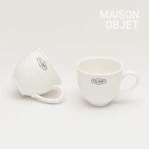 윤도자기 당당 화이트 머그 중 2P