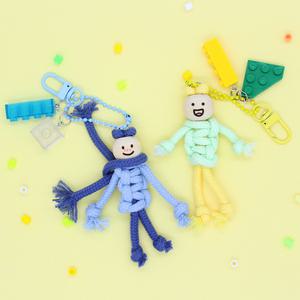 아트앤허그 걱정인형 마크라메 키링 만들기 DIY 키트 업사이클링 집콕놀이 1개 만들기