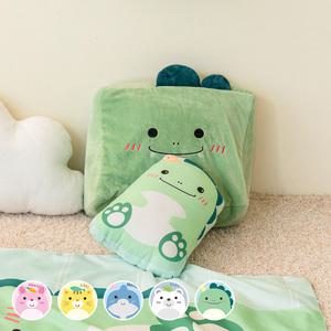 thezari 더자리 귀여운 에코항균 사계절 일체형 숲속친구들 낮잠이불 5color