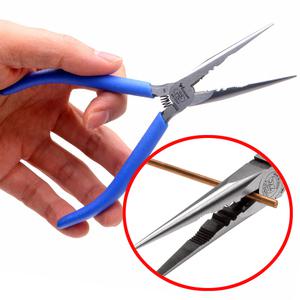 일본산 츠노다 TTC 멀티 롱노우즈 플라이어 MR-150SP 스프링 6인치 라디오 펜치 뺀치 전공 집게 일산 일제