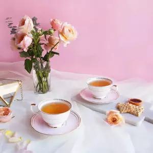 [롯데백화점]한국도자기 로얄파스텔핑크 커피세트 2(4)p