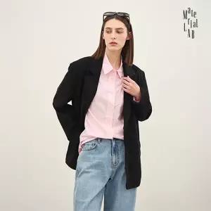 머티리얼랩 FAUX 스웨이드 자켓