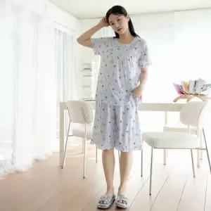 냉감캐릭터반팔세트_여_판다인형