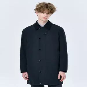 헤지스 남성 25SS [3/4 SYSTEM] 네이비 디테쳐블 헌팅 코트 HZCO5A101N2