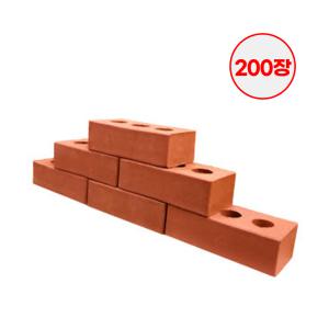 적벽돌 황토벽돌 200장 화단 담장 받침대 벌크 파렛트