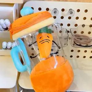 움직이는 당근믹서기인형 키링 백팩 가방키링 야채인형 쓸데없는 웃긴선물