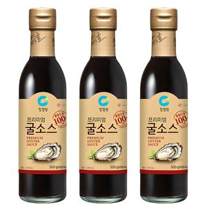 청정원 프리미엄 굴소스 500g 3개