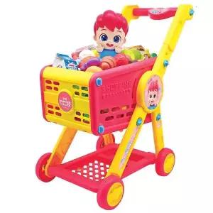 핑크퐁 베베핀 멜로디 쇼핑카트 (베베핀 피규어 포함) 역할 소꿉놀이