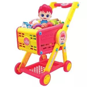 핑크퐁 베베핀 멜로디 쇼핑카트 (베베핀 피규어 포함) 역할 소꿉놀이