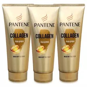 팬틴 콜라겐 극손상케어 트리트먼트 400ml 3개