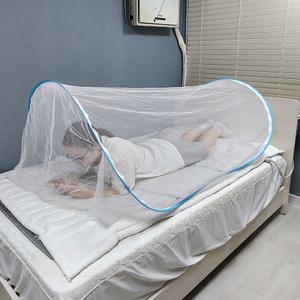 원터치 1인용 접이식 모기장 휴대용 여행용 침대용