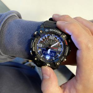 지샥 머드마스터 군인시계 아웃도어 스포츠 캠핑 마라톤 블루투스 손목시계