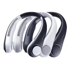 4000W 고용량 넥선풍기 휴대용 넥밴드 선풍기 C타입 충전 목걸이 목풍기 대용량 목에거는 넥풍기